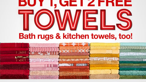 JCPenney Really Big Deals - towels