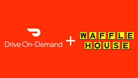 Waffle House and DoorDash logos