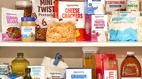 Amazon Grocery assortment