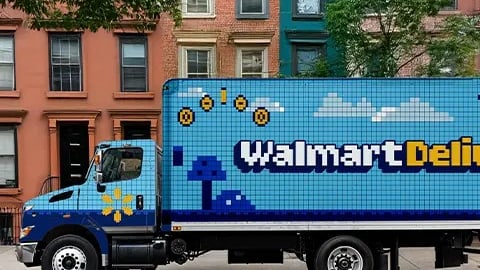 Walmart Delivers truck