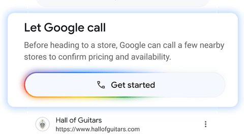 Google agentic AI calling 