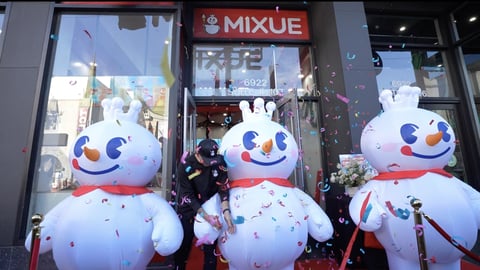 Mixue Los Angeles store