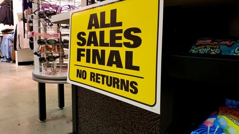 All sales final
