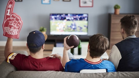 Watching footbal