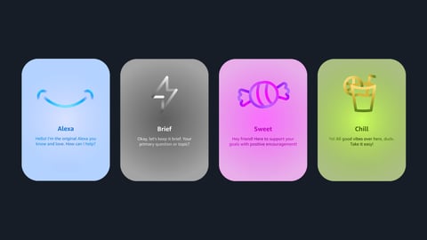 Alexa+ personality styles