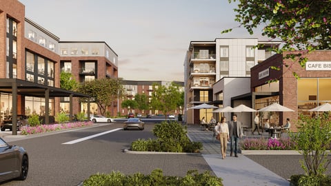 RiverGate Mall redevelopment rendering
