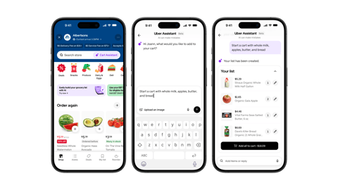 Uber Eats list builder