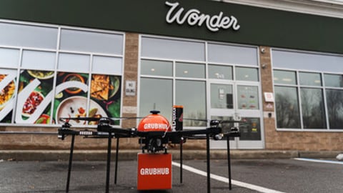 Grubhub drone test