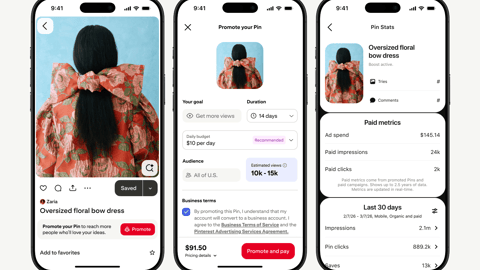 Pinterest Promote a Pin