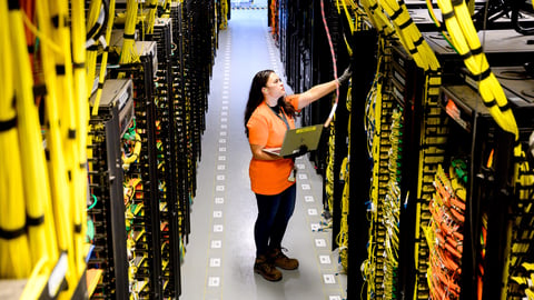 Amazon data center worker