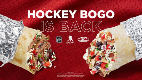 Chipotle hockey jersey BOGO deal