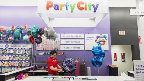 Party City shop inside Staples