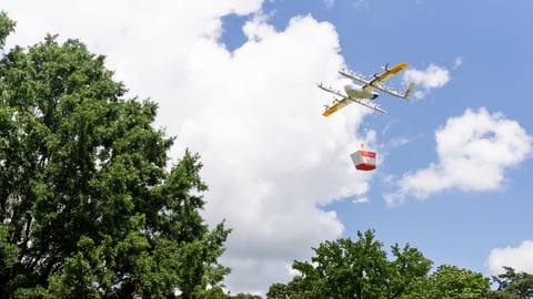 DoorDash Wing drone delivery