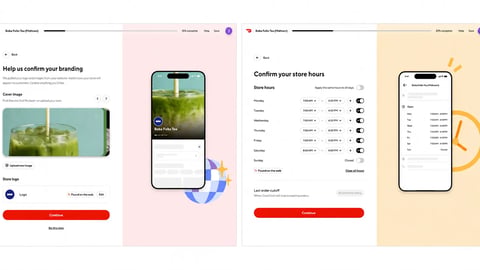 DoorDash self-serve onboarding