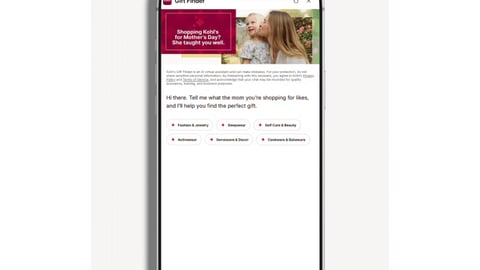 Kohl's gift finder