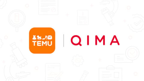 Temu - Qima logos (Credit: Temu)