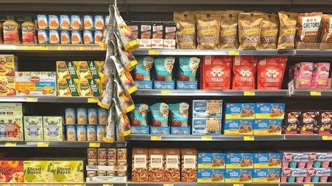 Grocery Outlet shelves