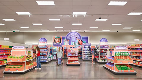 Target store interior