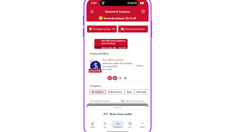 Winn-Dixie loyalty app