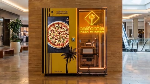 California Pizza Kitchen kiosk
