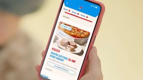 Dominos app test