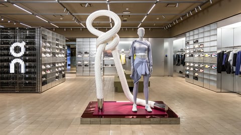On Running store interior