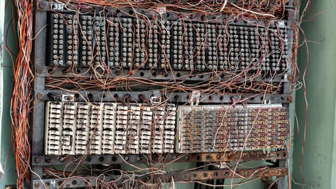copper telephone lines