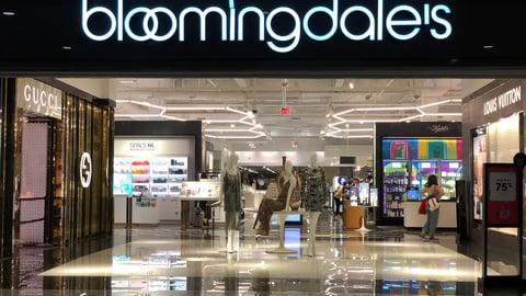 Los Angeles, CA: January 11, 2019: Exterior of a Bloomingdale's department store. Bloomingdale's was founded in 1861; Shutterstock ID 1281557962
