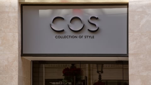 Valencia, Spain - December 25 2018: COS logo. Cos fashion store front; Shutterstock ID 1502419178