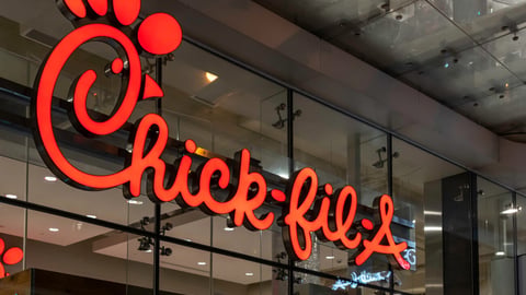 Toronto, Canada - September 25, 2019: Sign of Chick-fil-A restaurant in the night in Toronto, Canada. Chick-fil-A is an American fast food restaurant chain specializing in chicken sandwiches. ; Shutterstock ID 1514743925
