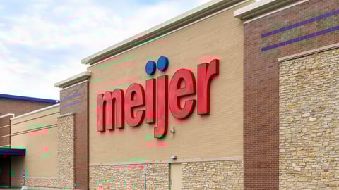 KENOSHA, WI,USA -  JUNE 20, 2021 -  Meijer retail grocery store sign and trademark logo.; Shutterstock ID 1998560333