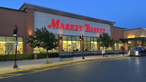 Market Basket groceries storefront, Revere Massachusetts USA, June 28 2024; Shutterstock ID 2483796547