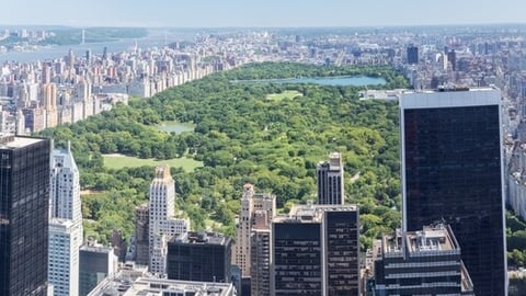 The cityscape of New York's Central Park in Manhattan ; Shutterstock ID 2551288673