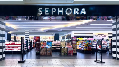 Calgary, Alberta, Canada. Apr 17, 2025. The entrance and inviting interior view of a Sephora retail store, showcasing various beauty products and displays.; Shutterstock ID 2614390145