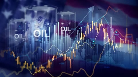 Strait of Hormuz important factor in the rise oil price Industry.Conflict between United States and Iran war is causing oil prices to rise on the stock market.Iran blocked the Strait of Hormuz ; Shutterstock ID 2755433395