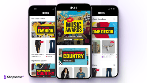 Paramount CMT Awards shoppable content