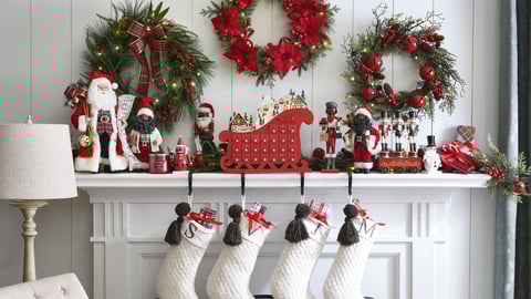 JCPenney holiday mantel