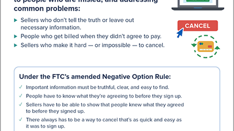 FTC click to cancel rule