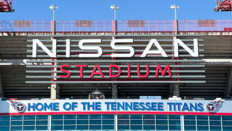 Nissan Stadium in Nashville (Photo Credit: Joseph Hendrickson).