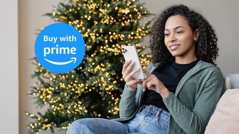 Amazon Buy with Prime holiday offers.