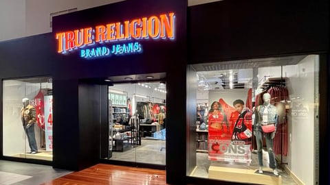 True Religion mall store