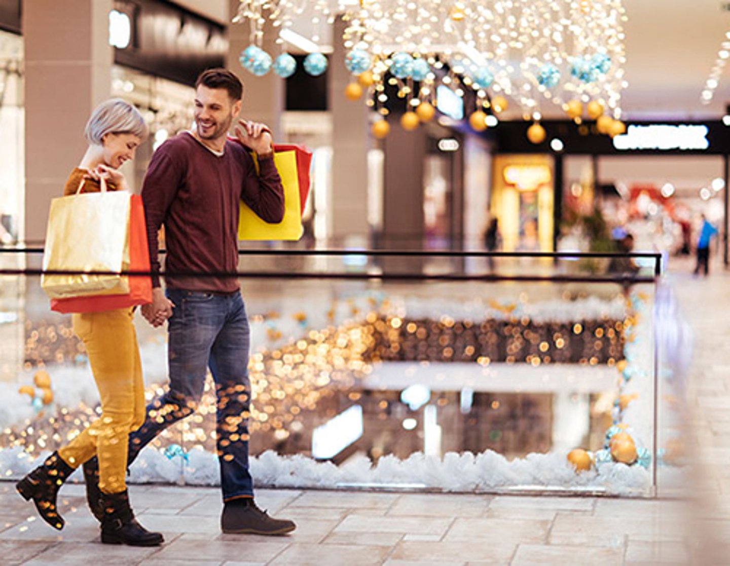 holiday shoppers