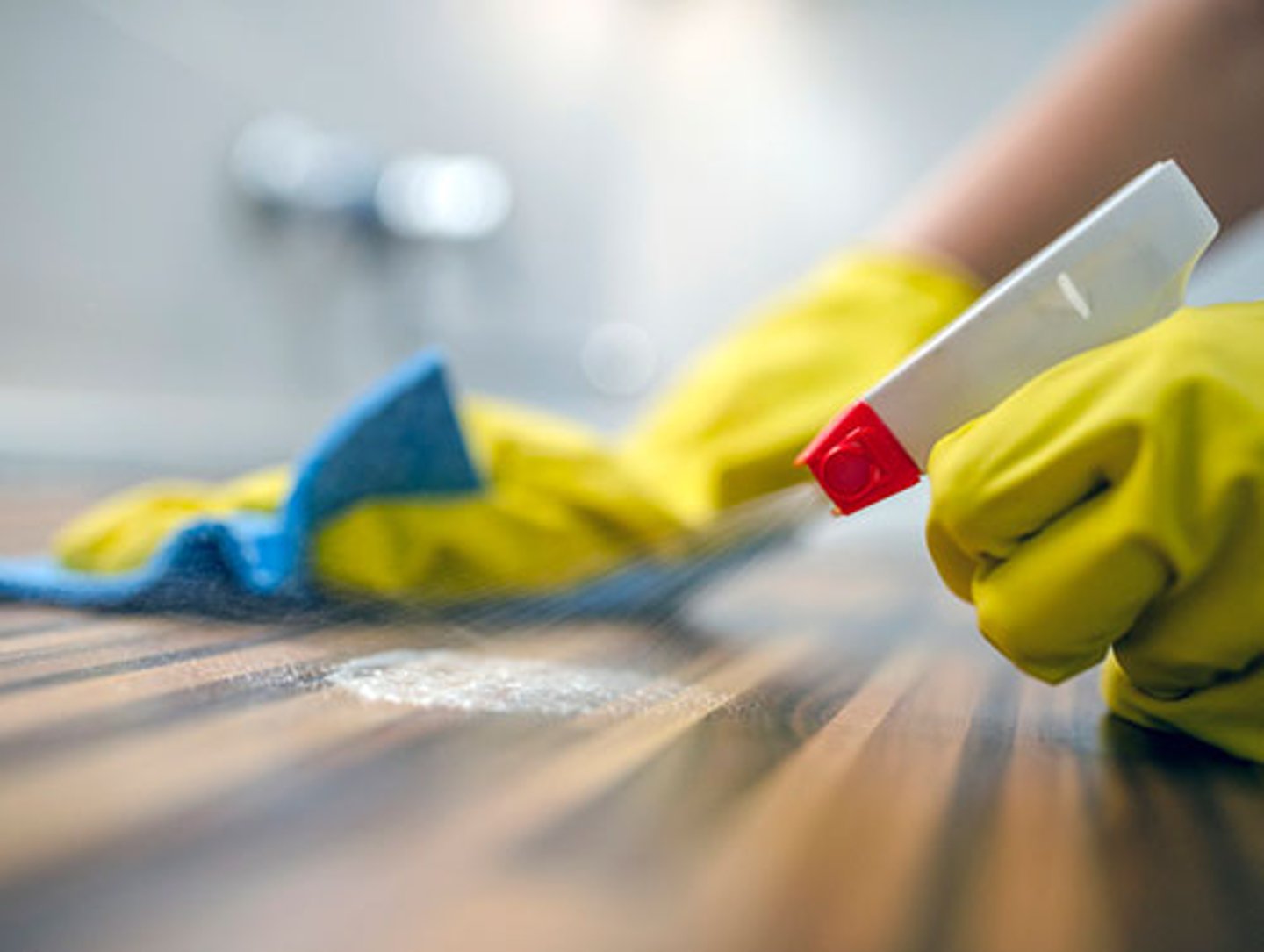 sanitizing counter-top