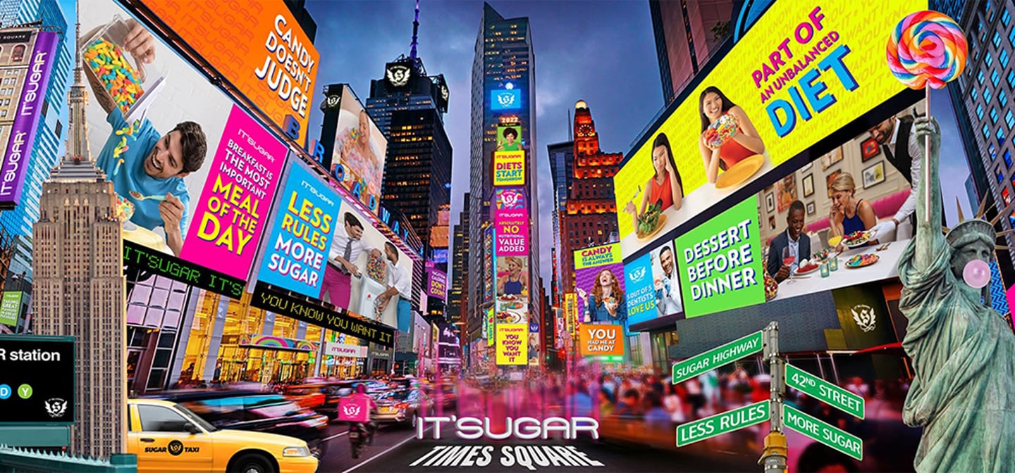 It’Sugar will open a 20,355-sq.-ft. pop-up in Times Square.  