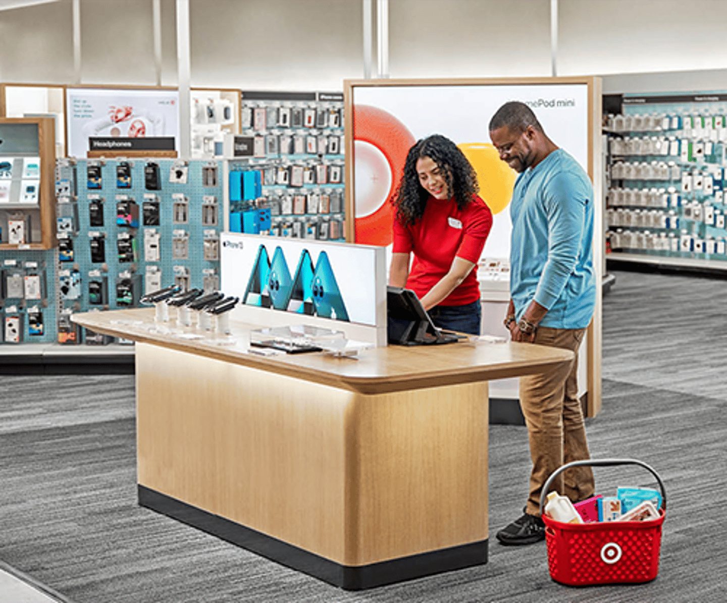 in-store Apple shops at Target