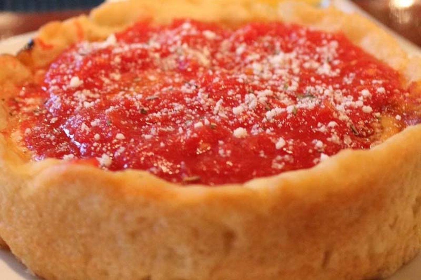 deep dish pizza