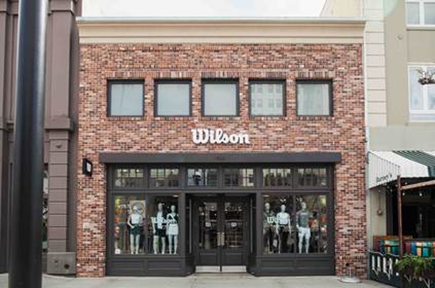 The new Wilson Sporting Goods store is located in Santa Monica, Calif. 