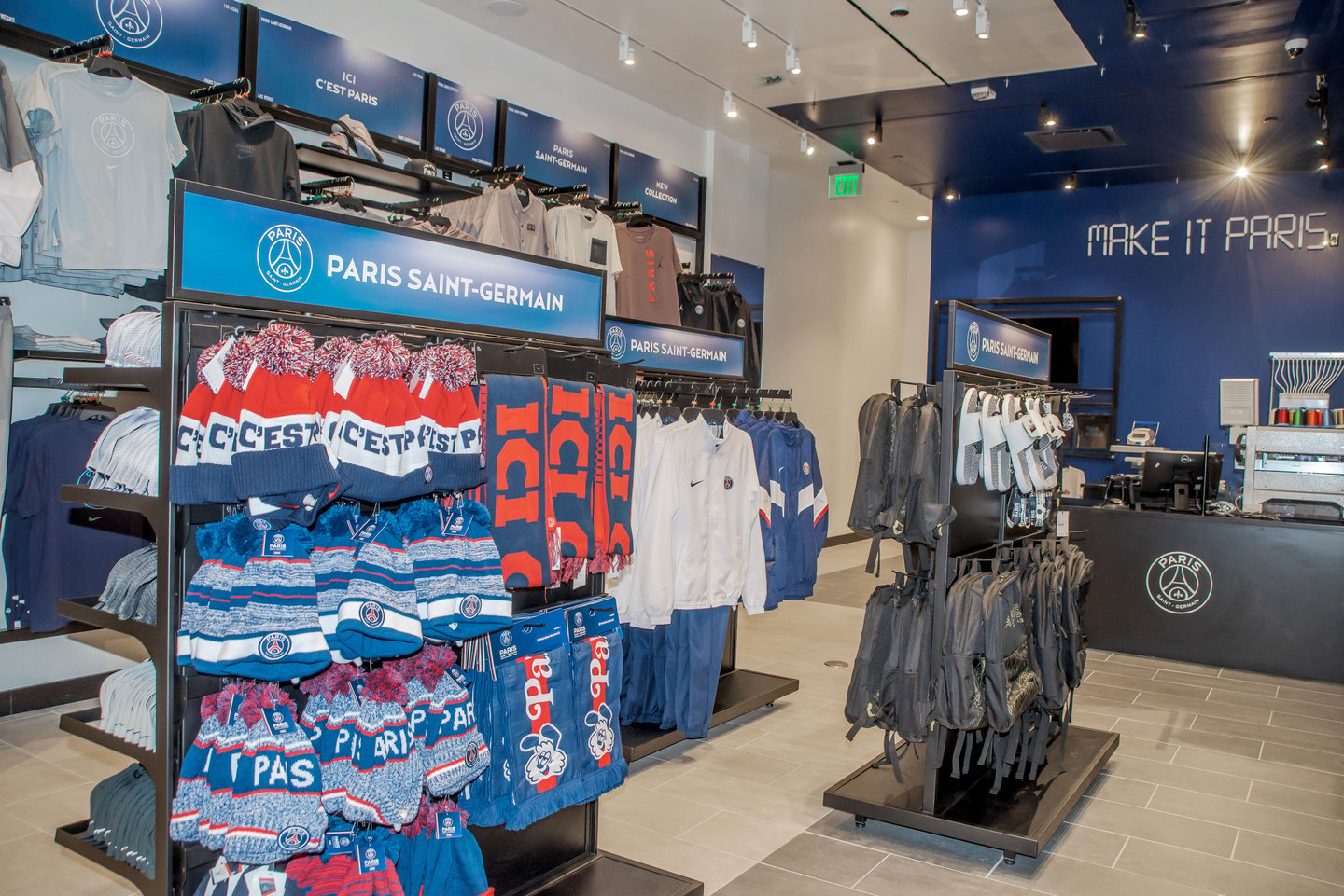 Paris St. Germain store at Caesar's Palace