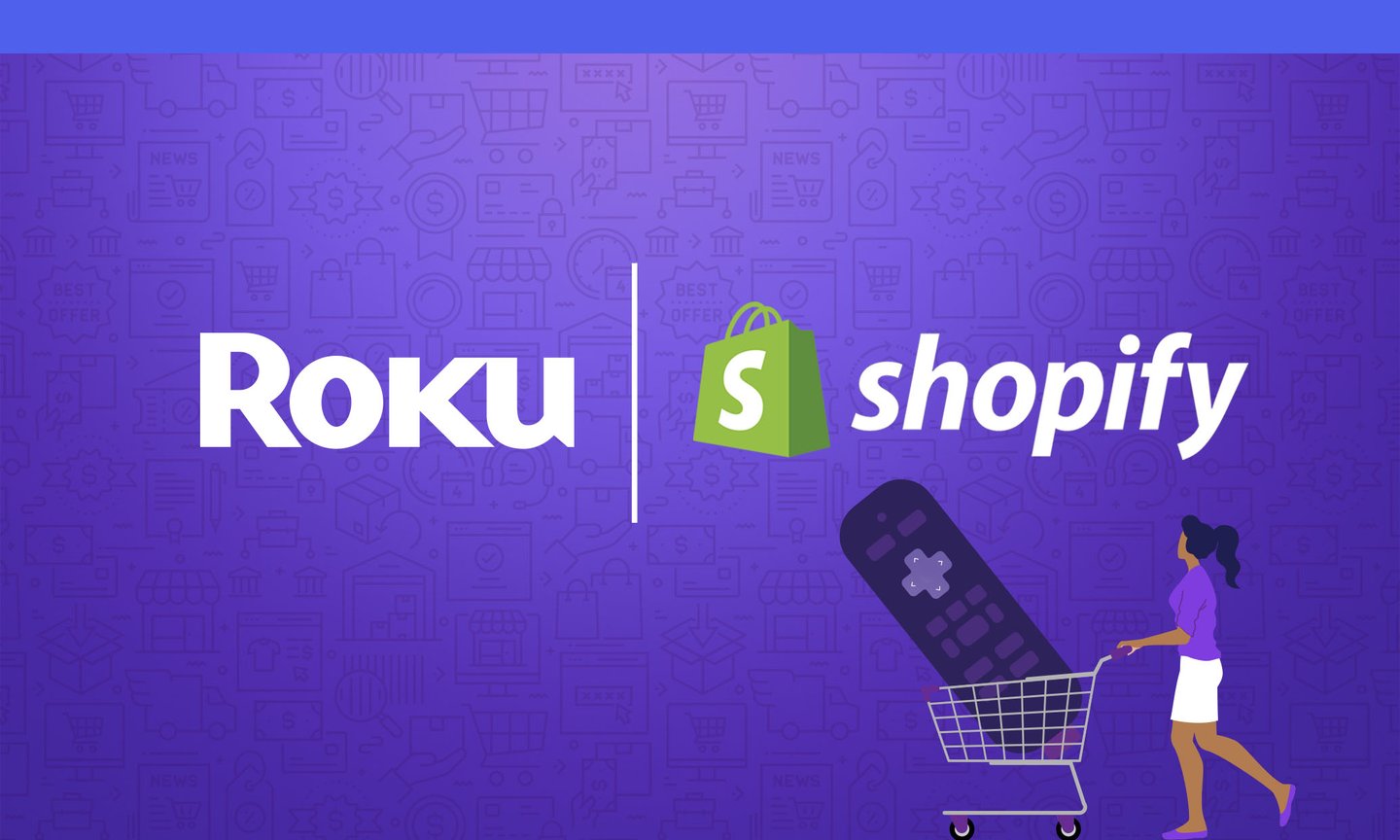 Shopify and Roku logos