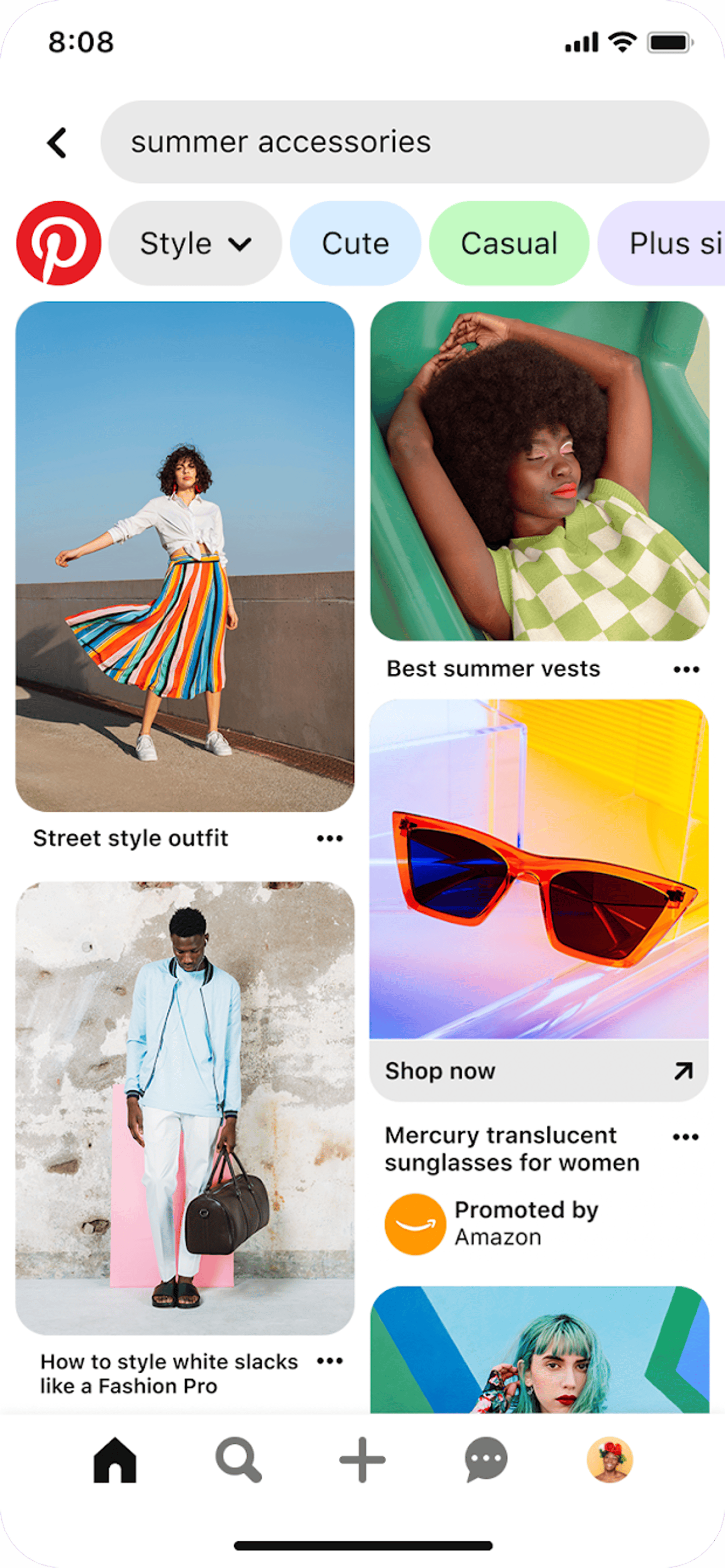 Amazon Sponsored Products ad on Pinterest